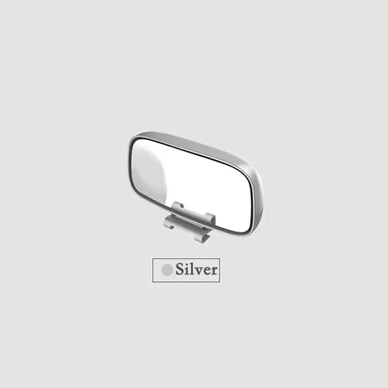 Universal 3R Blind Spot Rear View Mirror For Safer Driving silver 1pc