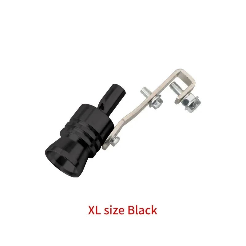 Universal Turbo Sound Exhaust Whistle For Car And Motorcycle xl Black