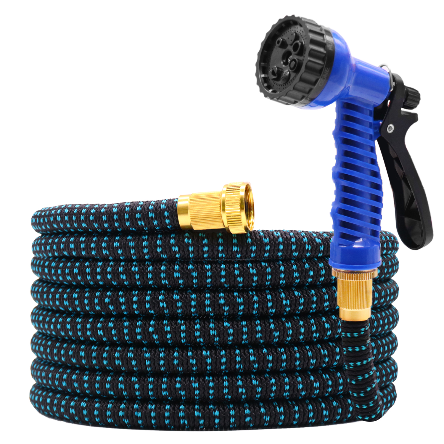 GardenJoy Expandable Garden Hose FT With Function Spray Nozzle Lightweight Kink Free Garden Hose GardenJoy Expandable Garden Hose FT With Function Spray Nozzle Lightweight Kink Free Garden Hose