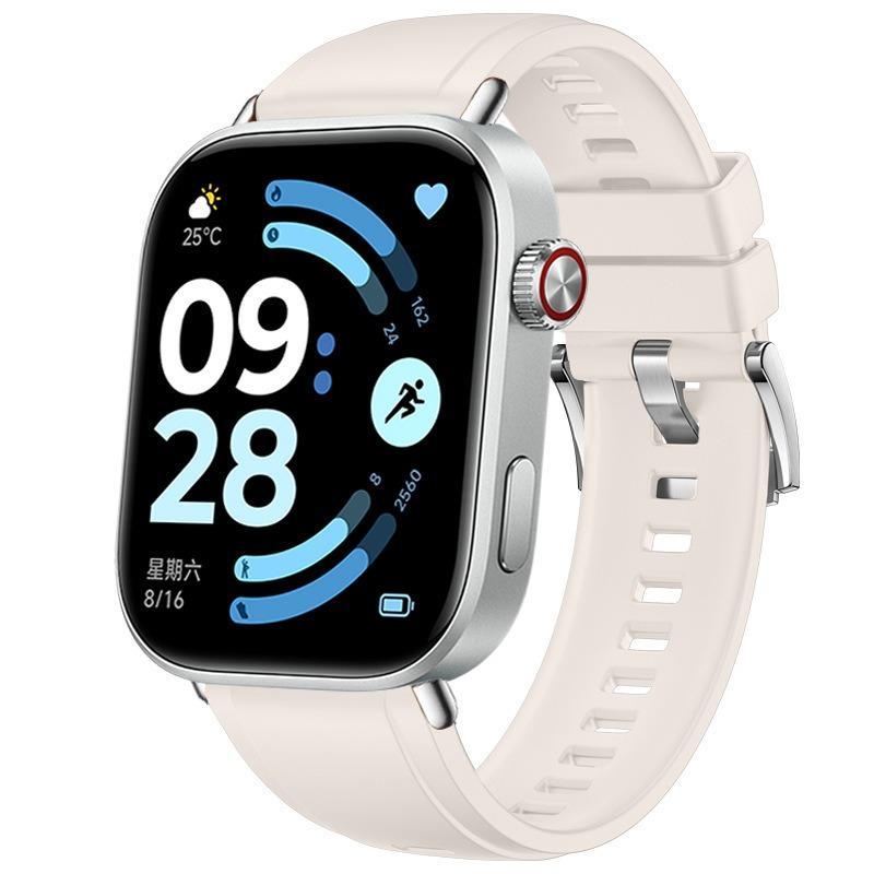 Xiaomi Band 10 Pro Redmi Watch 6 5 Silicone Watch Band With Press Button Silver Buckle starlight