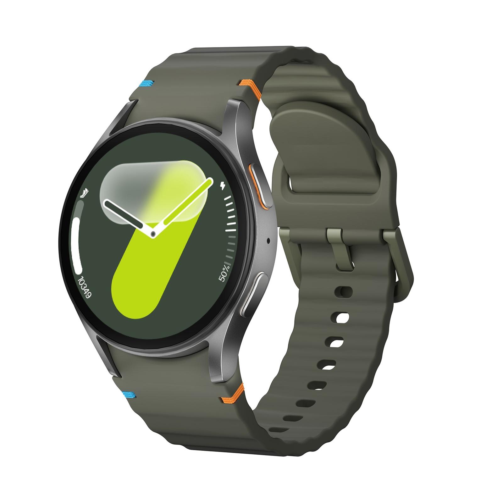 HD Watch7 Mini AMOLED Smart Watch 1.3 Inch Bluetooth Calling Fitness Tracker For Android And IPhone green