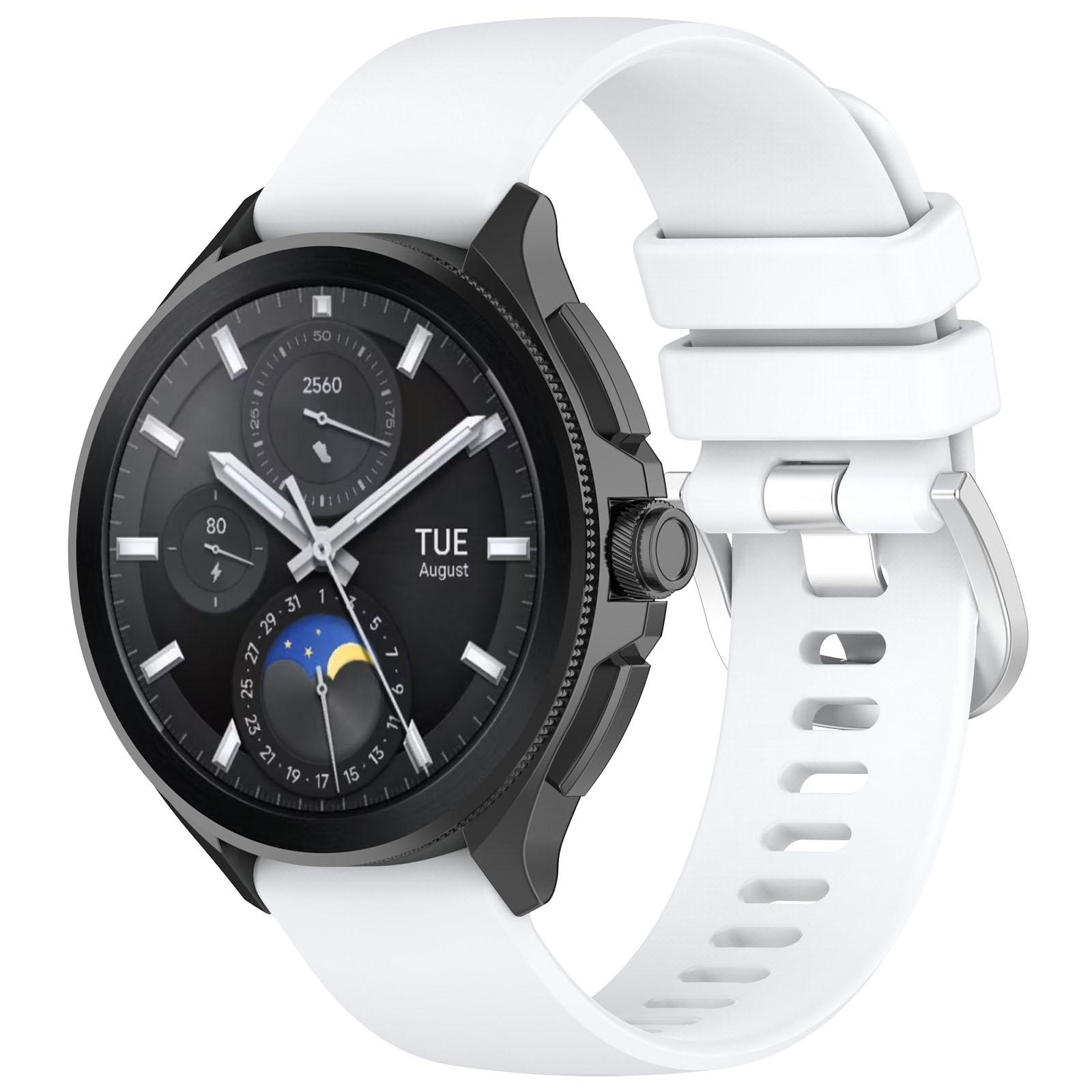 Huawei Watch 2 Pro Honor Watch 4 Pro Silicone Watch Band Soft Waterproof Replacement Strap white
