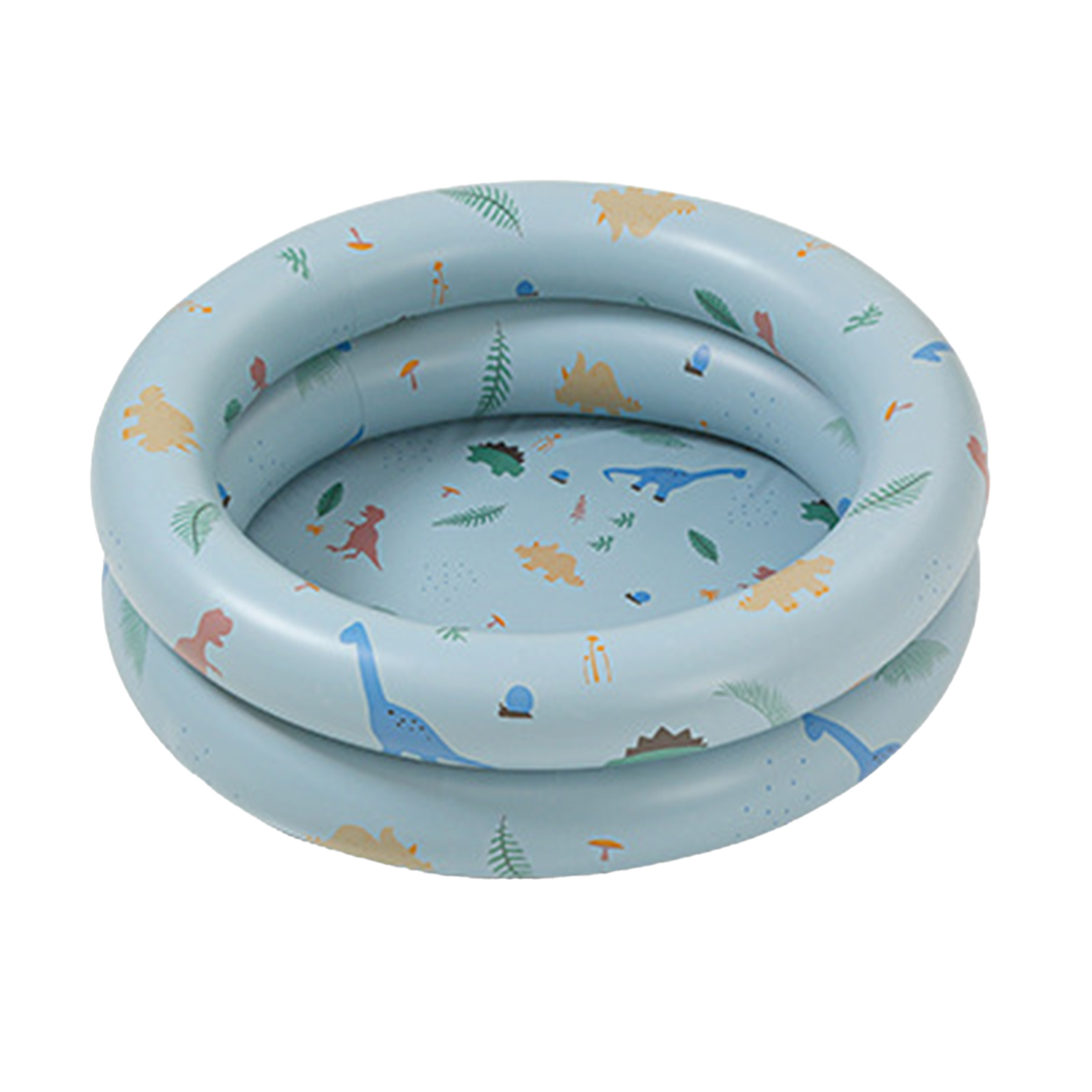 Retro Baby Inflatable Pool Thickened Kiddie Pool For Summer Water Play & Family Fun blue