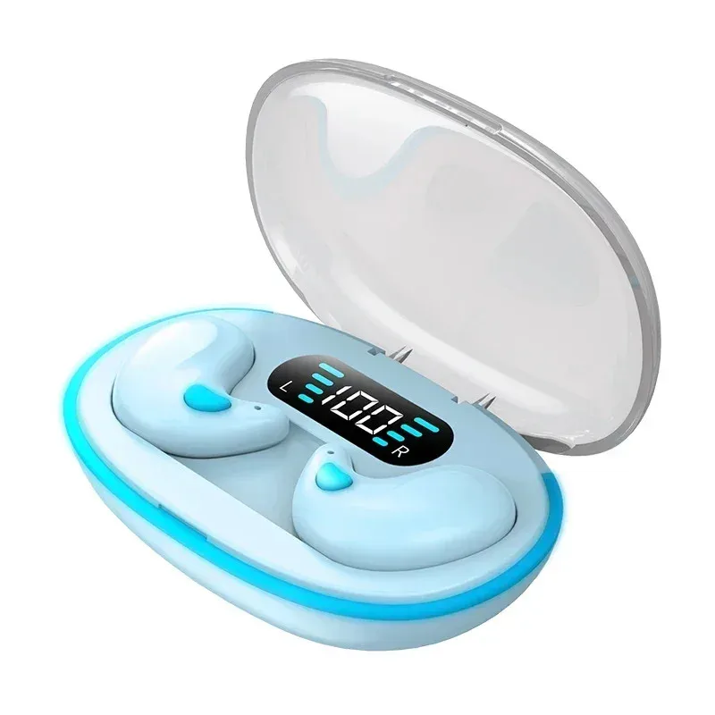 Mini Bluetooth Wireless Earbuds With Sport Protection blue