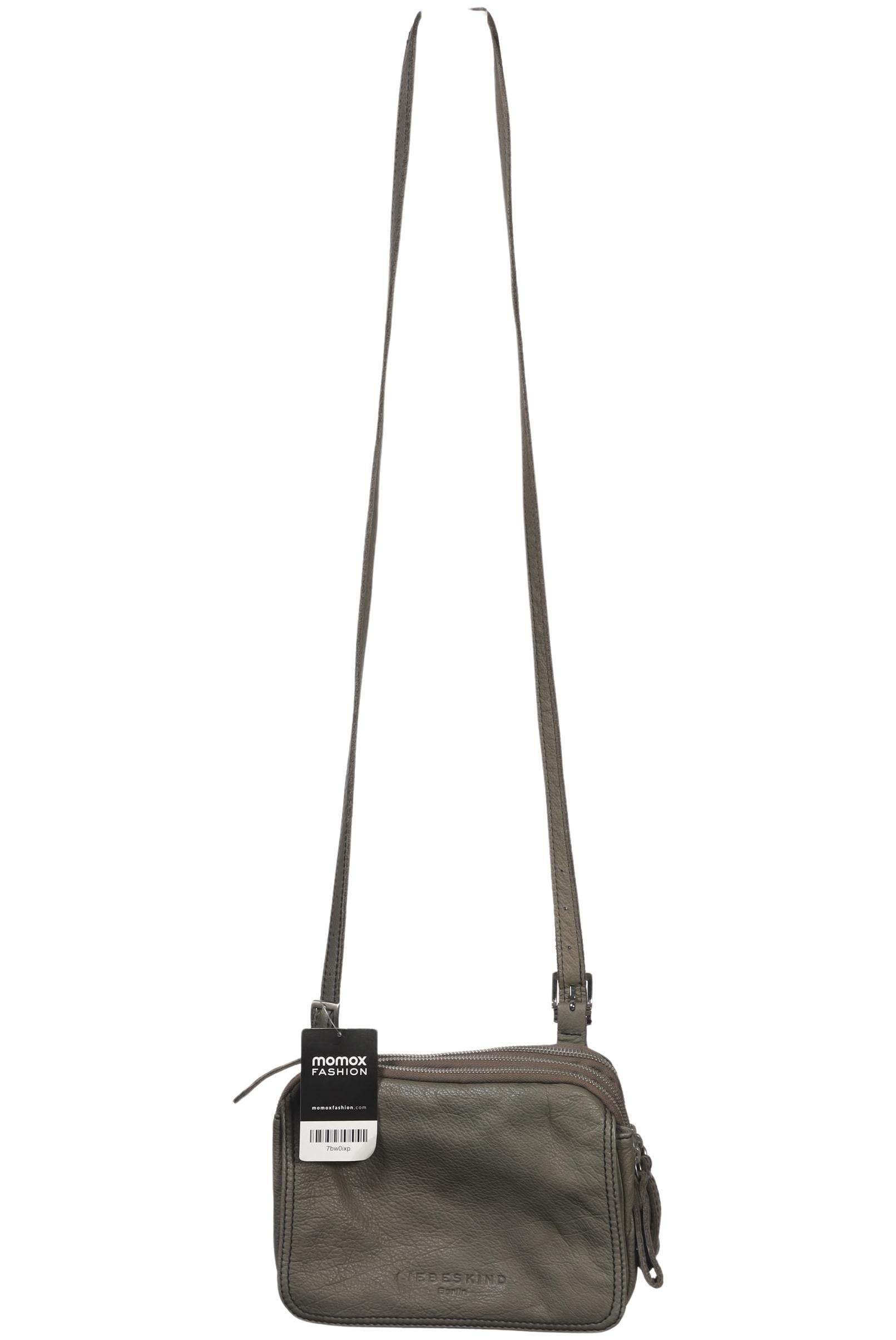 Liebeskind Berlin Damen Handtasche klein Leder, Gr. , Grau, kein / Etikett / Leder