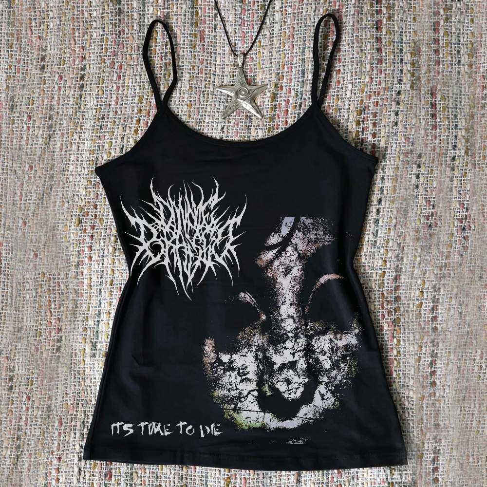 Crop Tops With Suspenders Women's Top for Women Female Clothing Summer Grunge Clothes Y2k Vintage Top Emo Tanks & Camis Harajuku