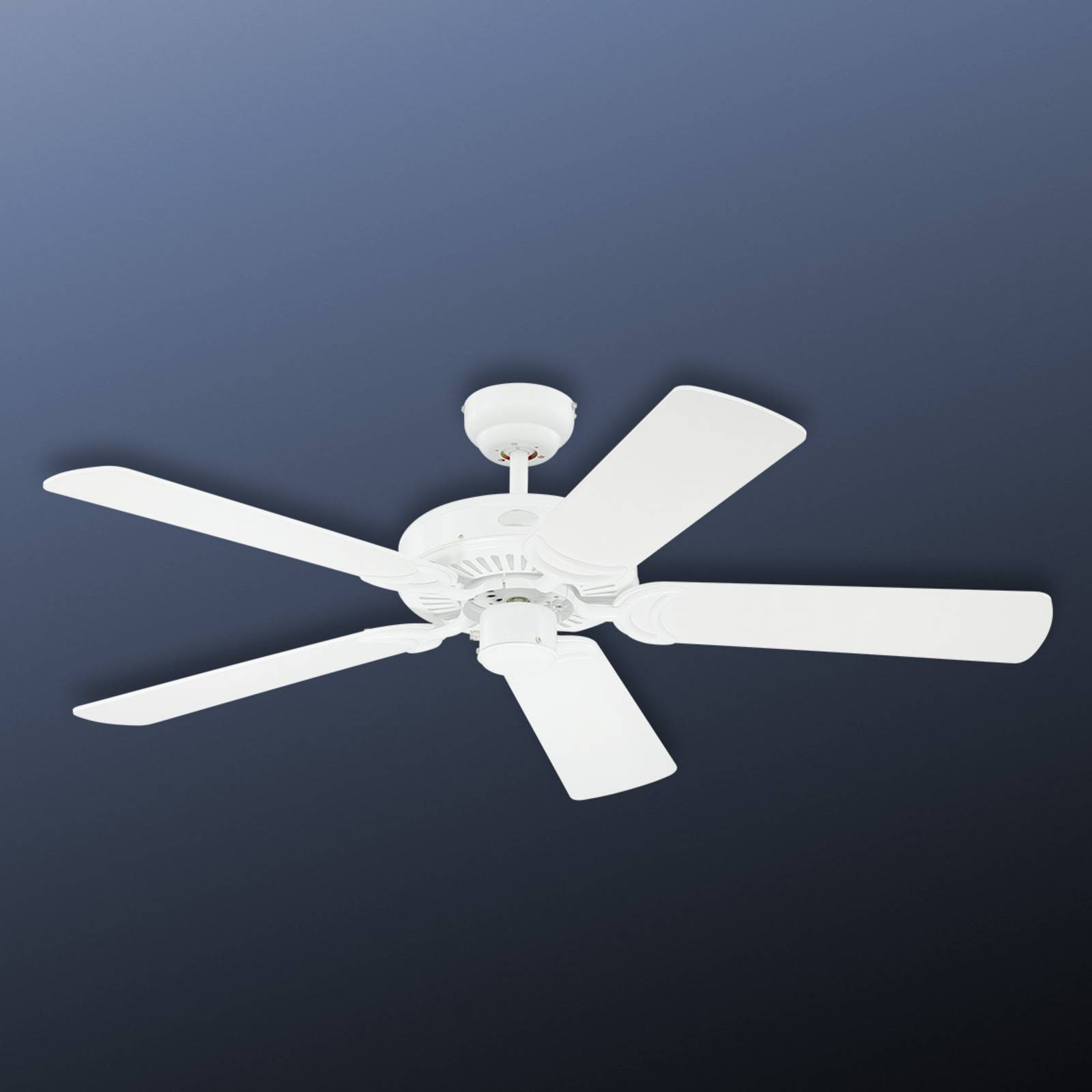 Westinghouse Ventilatore da soffitto Monarch, bianco, silenzioso, in acciaio MONARCH, Bianco / Opale, Soggiorno / Sala da pranzo, Plastica, Moderno