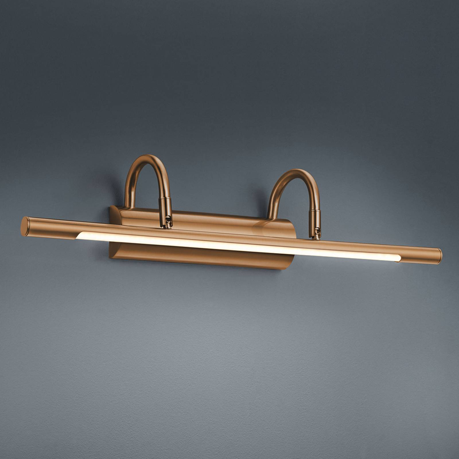 Trio Lighting Applique a LED Lorena, Bronzo / Ottone antico, Soggiorno / Sala da pranzo, Metallo, Moderno, Applique a LED