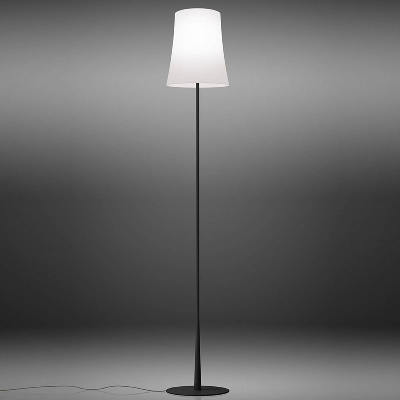 Foscarini Lampada da terra di design Birdie Easy, Nero, Soggiorno / Sala da pranzo, Metallo, Design, Lampada da terra