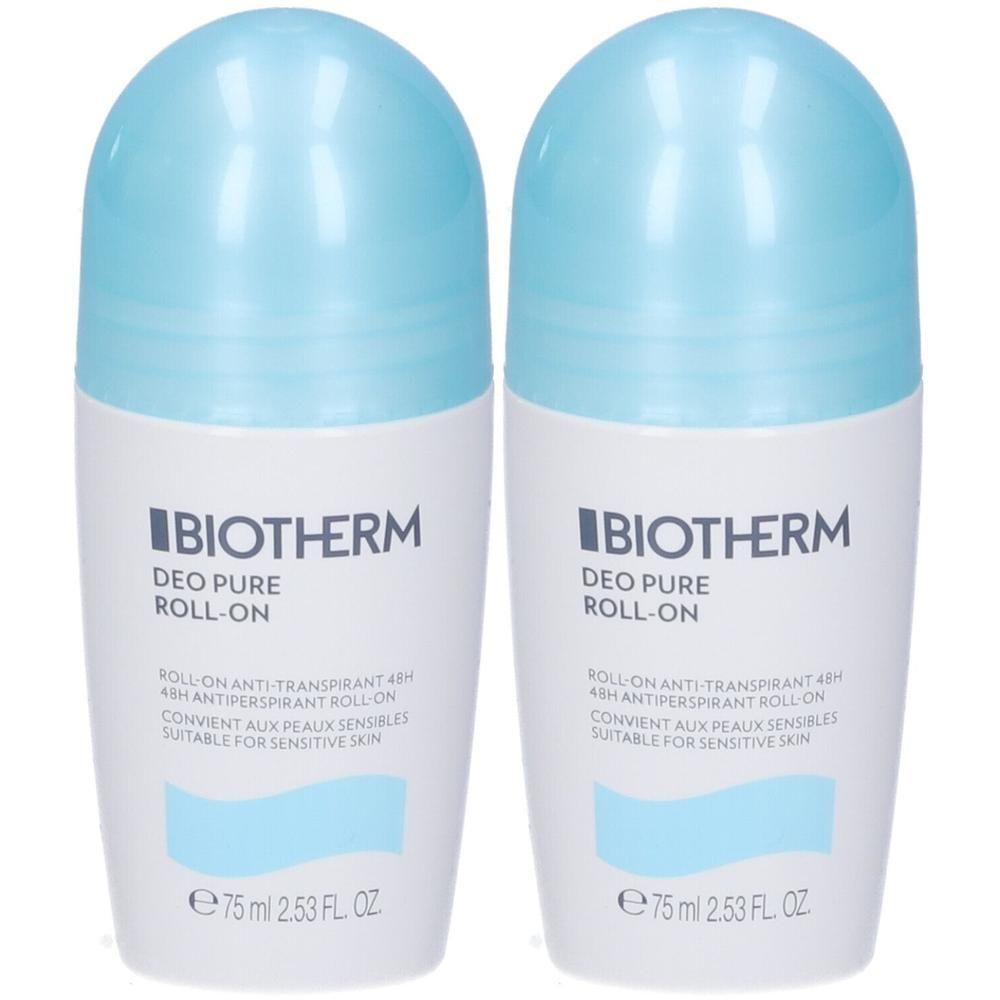 Biotherm Deo Pure Antiperspirant Roll-on 2x75 ml Roller