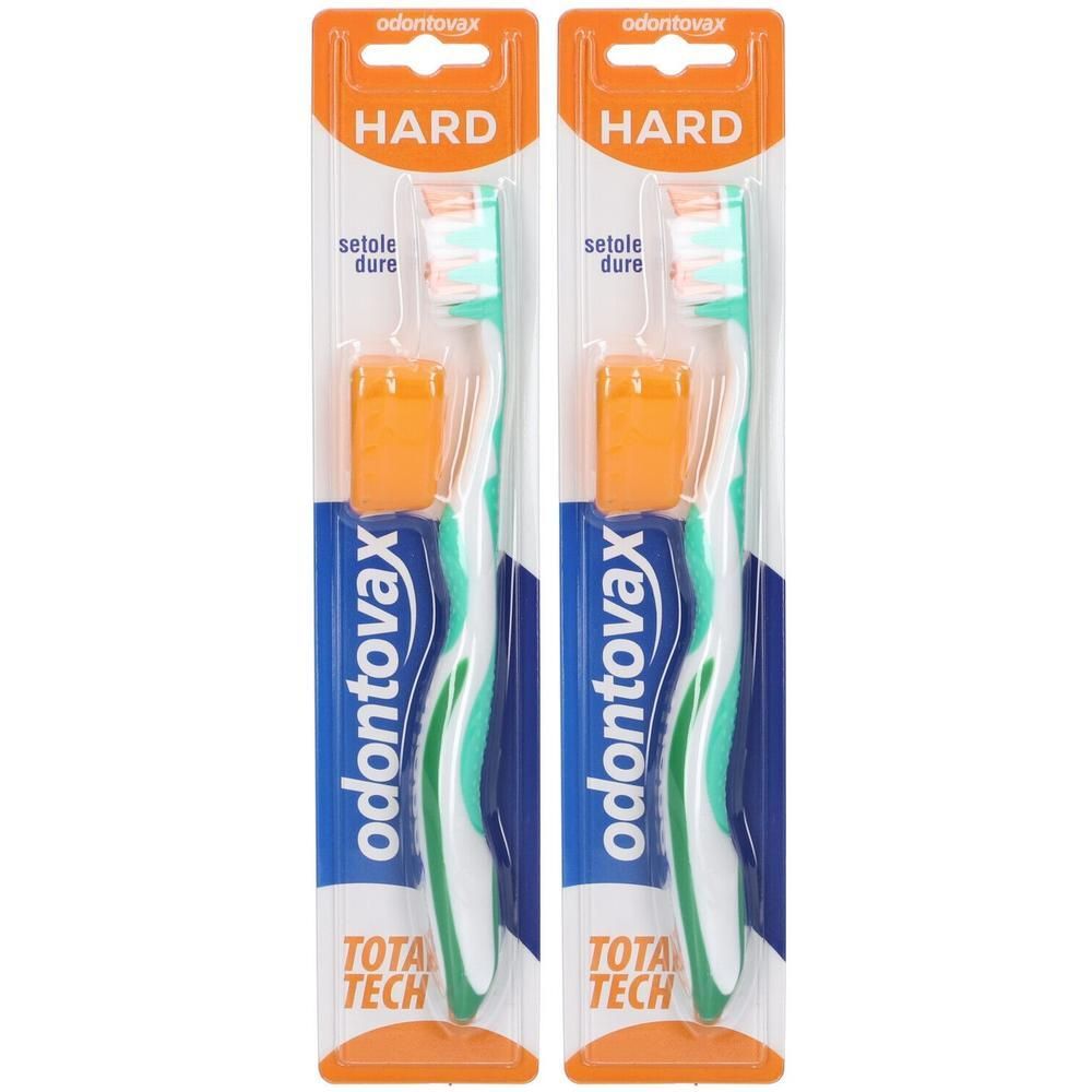 Odontovax Spazzolino Tech Hard Igiene Orale 2x1 pz da denti