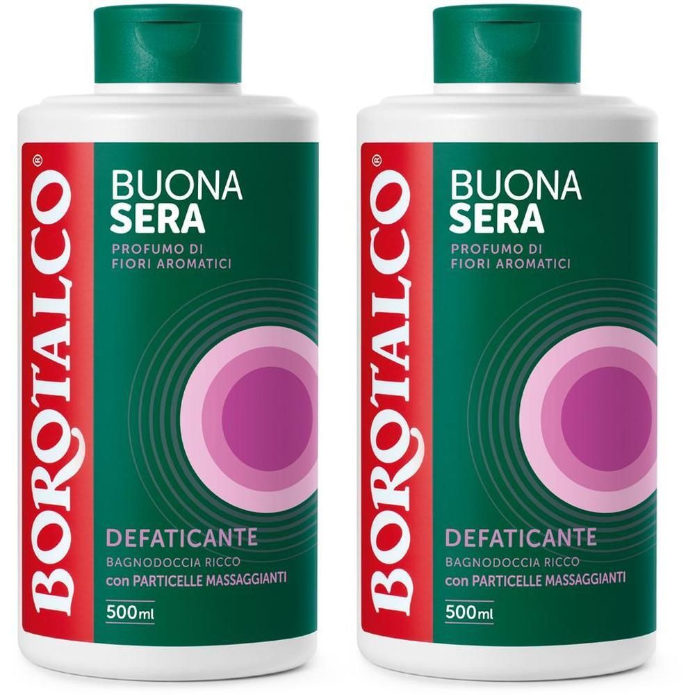 Borotalco® - Bagnodoccia Buonasera Defaticante 2x500 ml