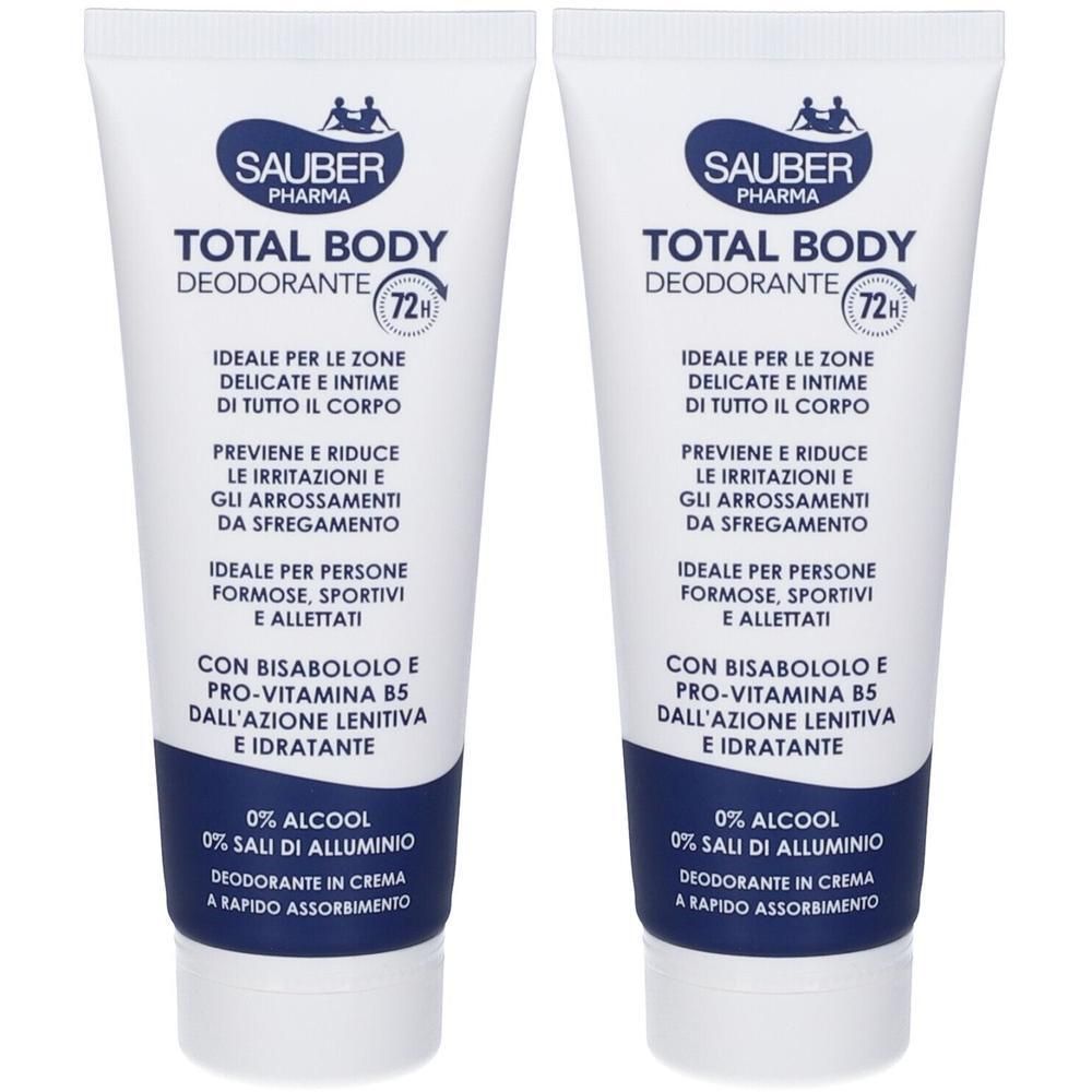Sauber Deo Total Body Deodorante in Crema 2x75 ml