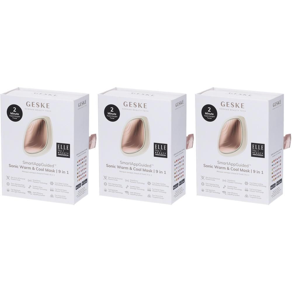 GESKE Sonic Warm & Cool Mask | 9 In 1 Starlight 3x1 St
