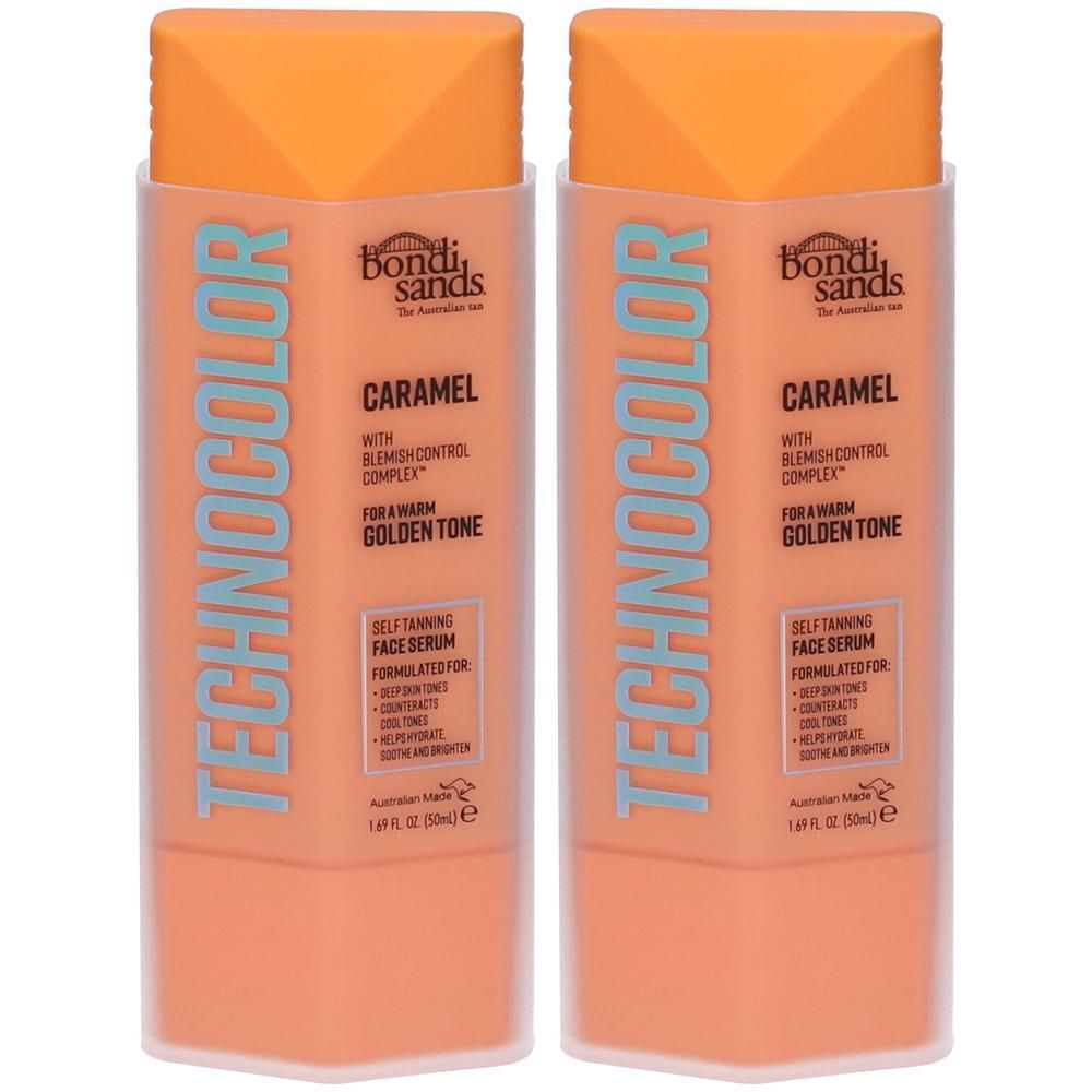 Bondy Sands Technocolor Caramel Siero Viso Autoabbronzante 2x50 ml