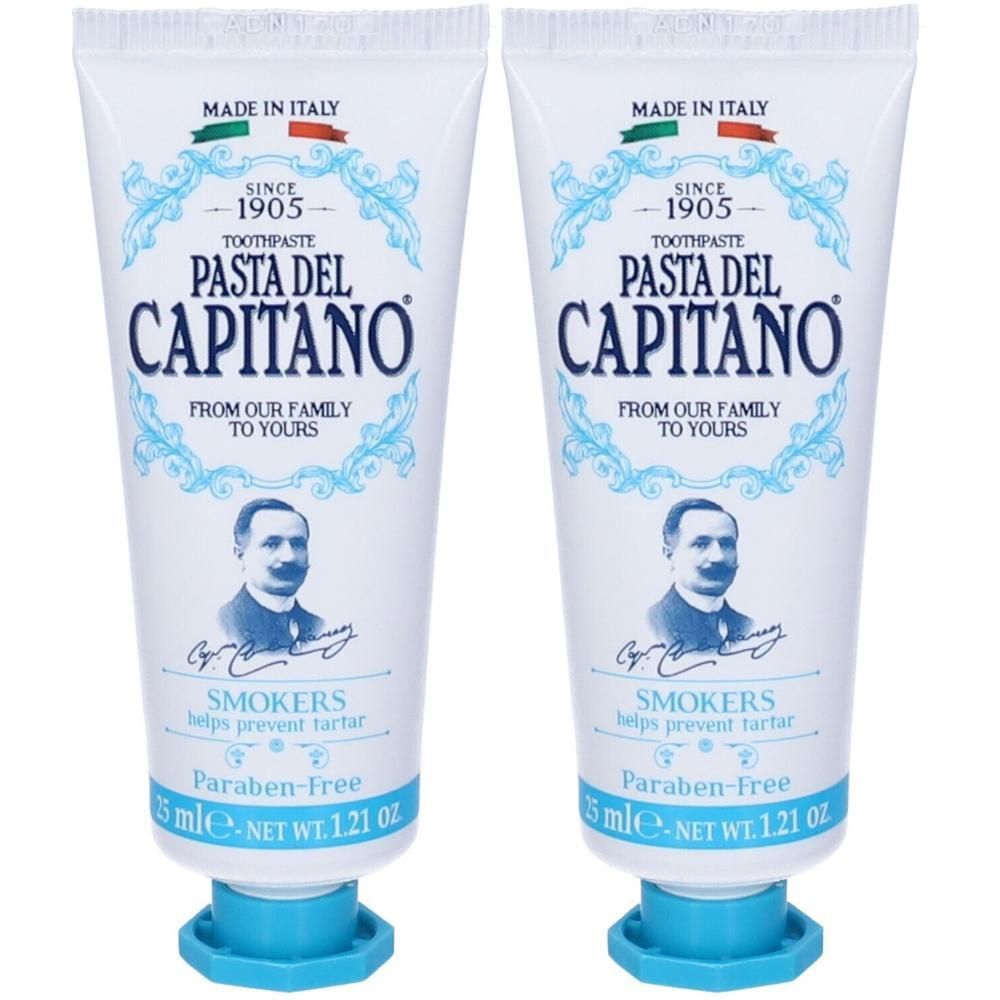 Pasta del Capitano Dentifricio Fumatori 2x25 ml