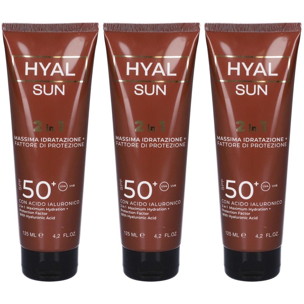 Hyal Sun Crema Solare SPF50+ 3x125 ml