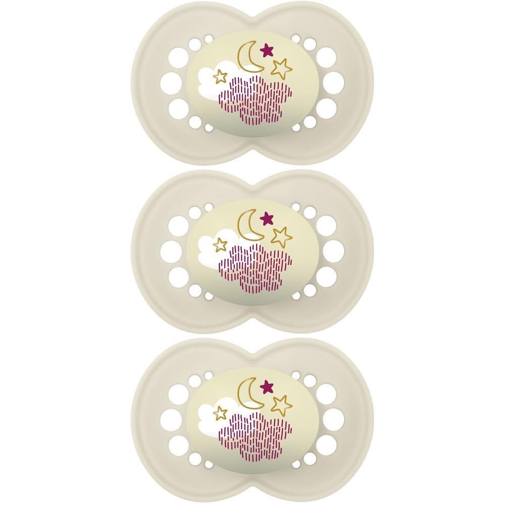 MAM Night Astro Succhietto Mesi 6+ Femmina 3x1 St