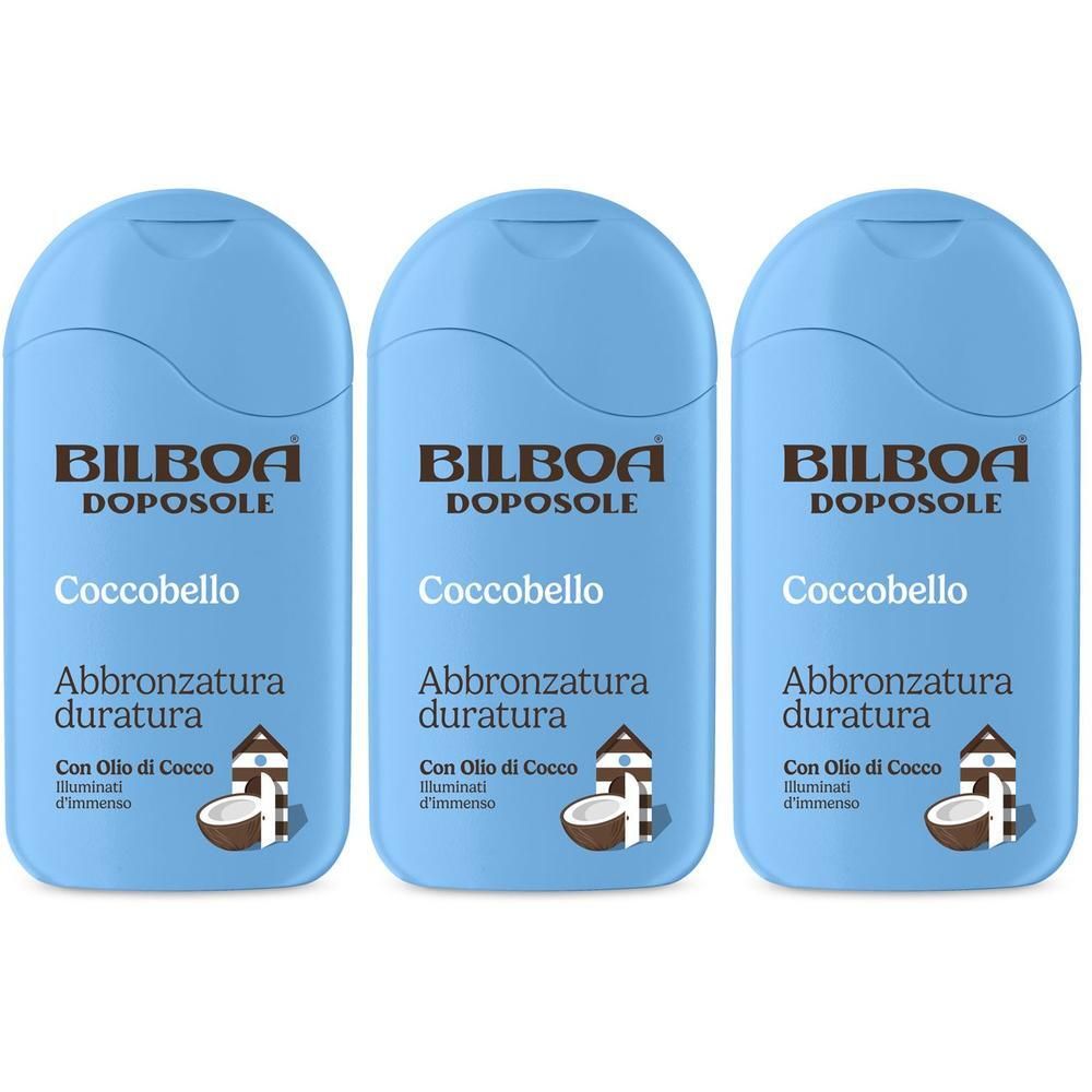 Bilboa Coccobello Doposole con olio di cocco 3x200 ml