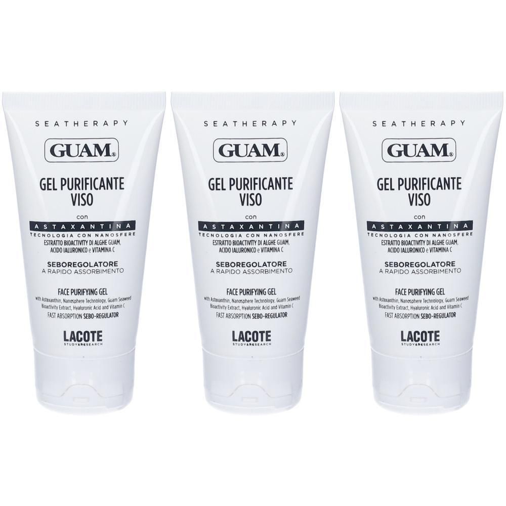 Guam Gel Purificante Viso 3x50 ml