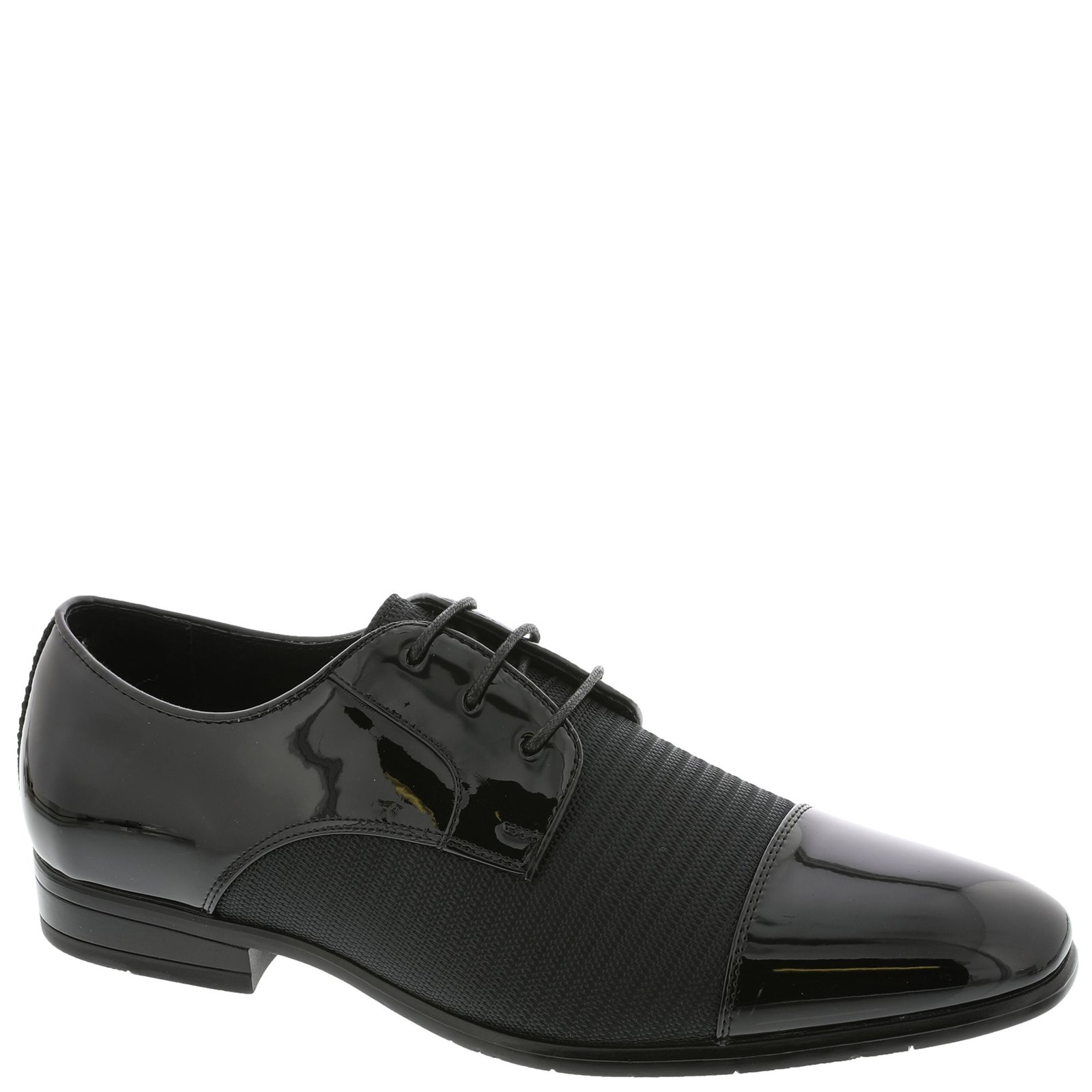 Stacy Adams Pharoah (Men's) Dress in Black, Size 12 W, Leather/Memory Foam/Synthetic