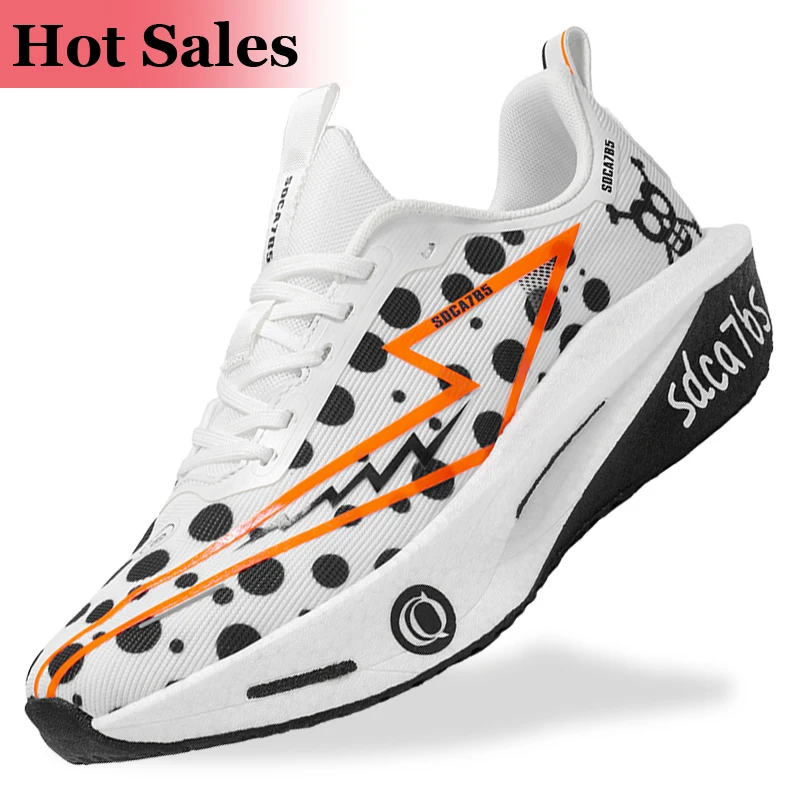 Running Shoes for Men, Lightweight Carbon Plate Sports Shoes, Marathon Training Shoes, Cushioning and Breathable Running Shoes, Women's Travel Hiking Shoes, Same Style Shoes for Men and Women, 36-45