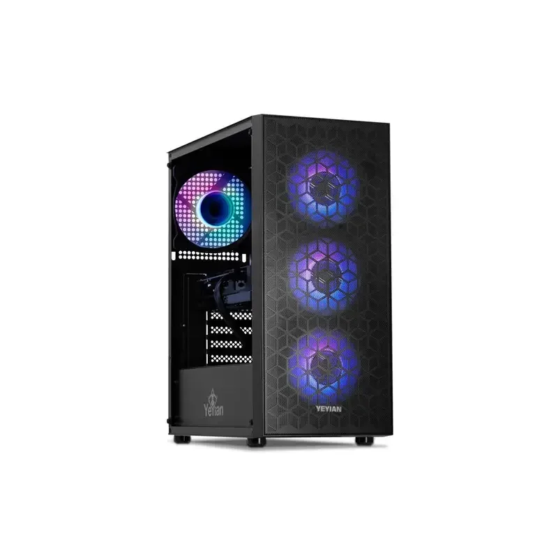 Aotesier Gaming PC Desktop INTEL Core E5-2650 CPU with RTX1050, 256G SSD, 16GB DDR4 3200 PC Gaming for all in One PC gamer Game