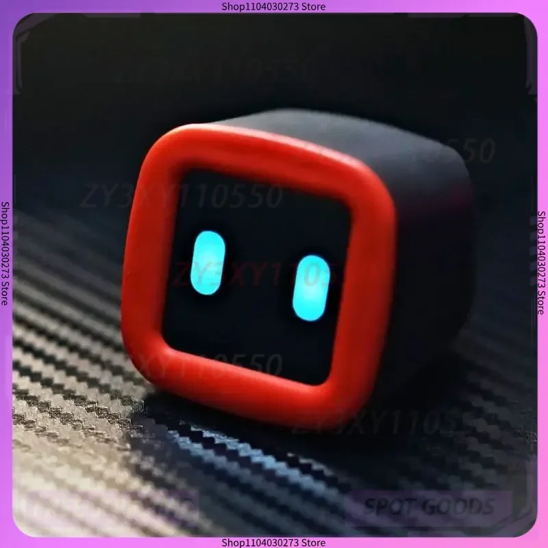 Robot expressif embarqué Mengqiu Mos 2026 pour voitures, utilisable comme jouet intelligent et ornement de bureau, pour voitures familiales, hors ligne