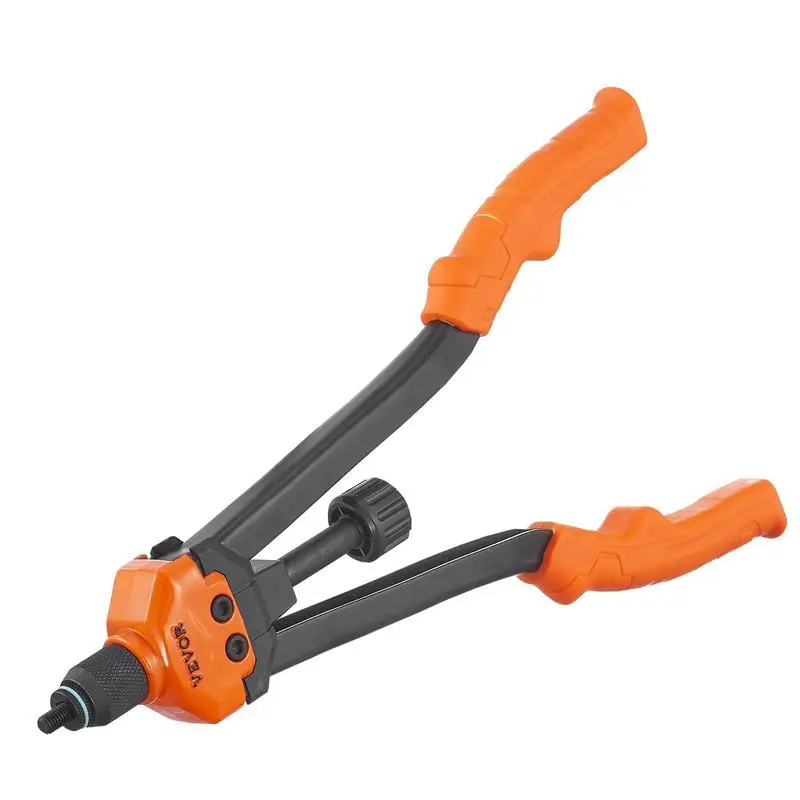 Kit d'outils pour rivets à sertir, outil pour rivets à sertir aveugles 410 mm, outil à rivets avec 13 jeux de écrous et mandrins, outil à rivets à sertir M3 M4 M5 M6 M8 M10 M12, outil à rivets manuel