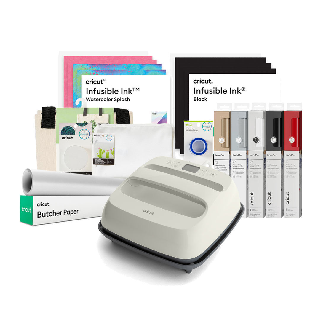 Cricut EasyPress SE | 9 in x 9 in | Taupe + Everything Bundle