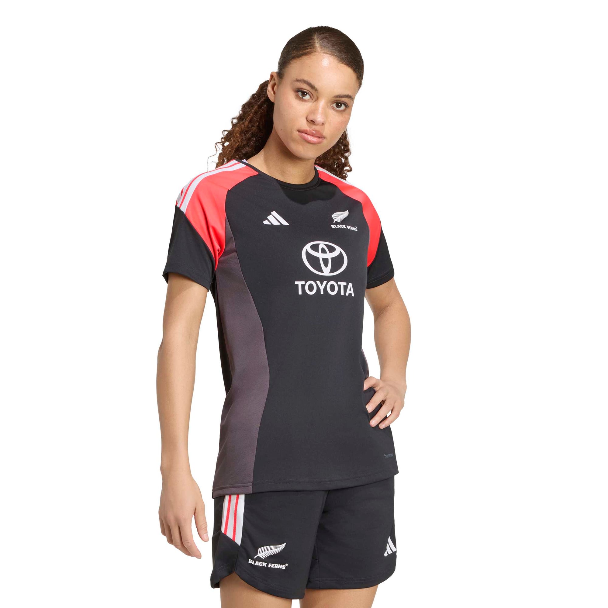 Black Ferns adidas Performance-Trainingsshirt – Schwarz – Damen