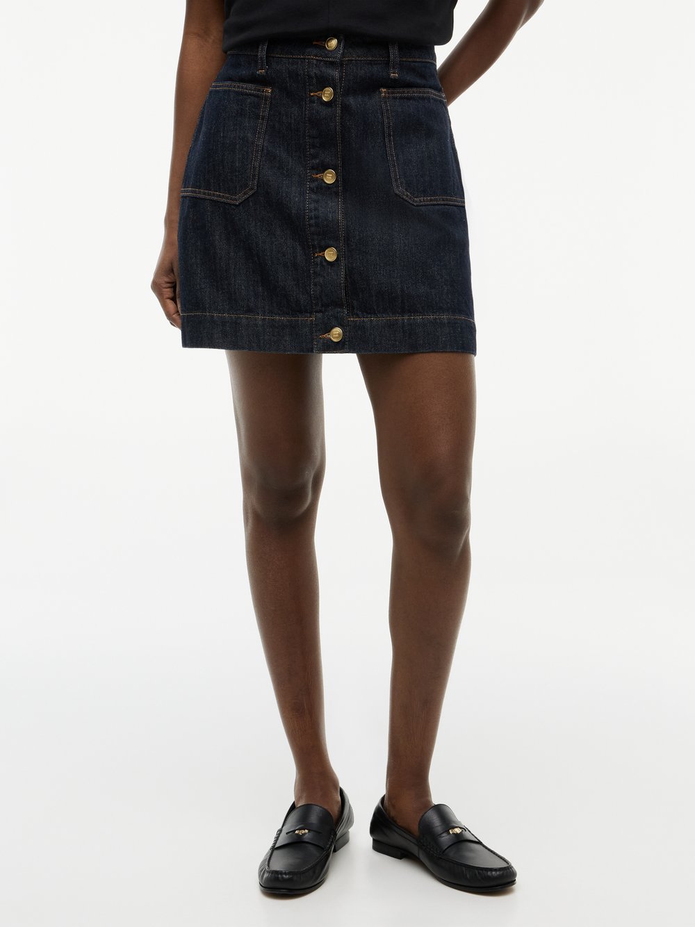 Tommy Hilfiger Jeans-Minirock Damen marine, L
