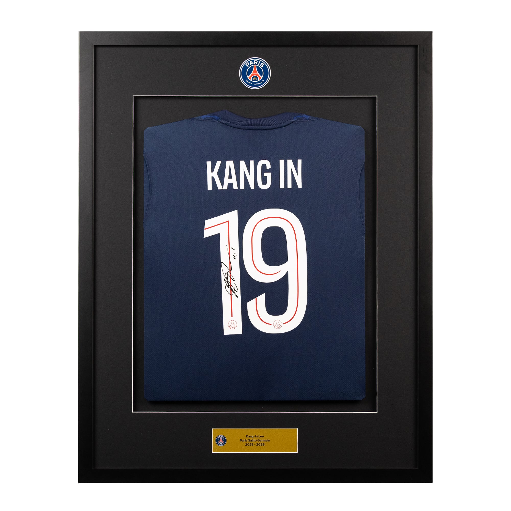 PSG 25/26 Signiertes Heimtrikot - Lee Kang In