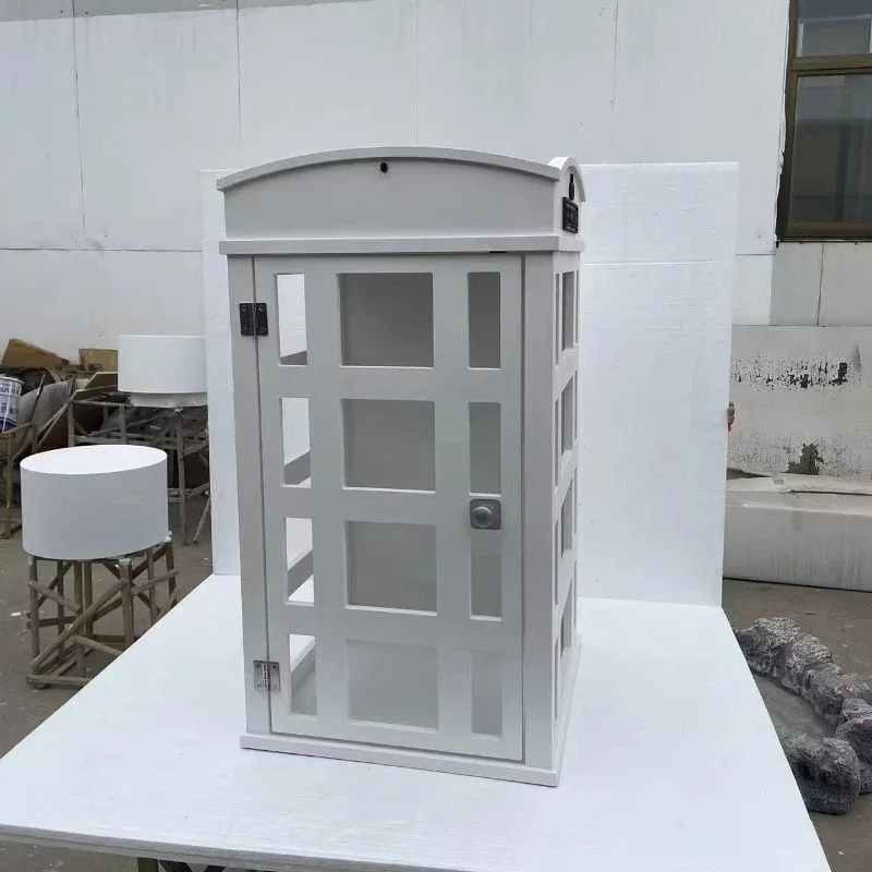 Audio Guestbook Mini Phone Booth with Neon Wedding Decor