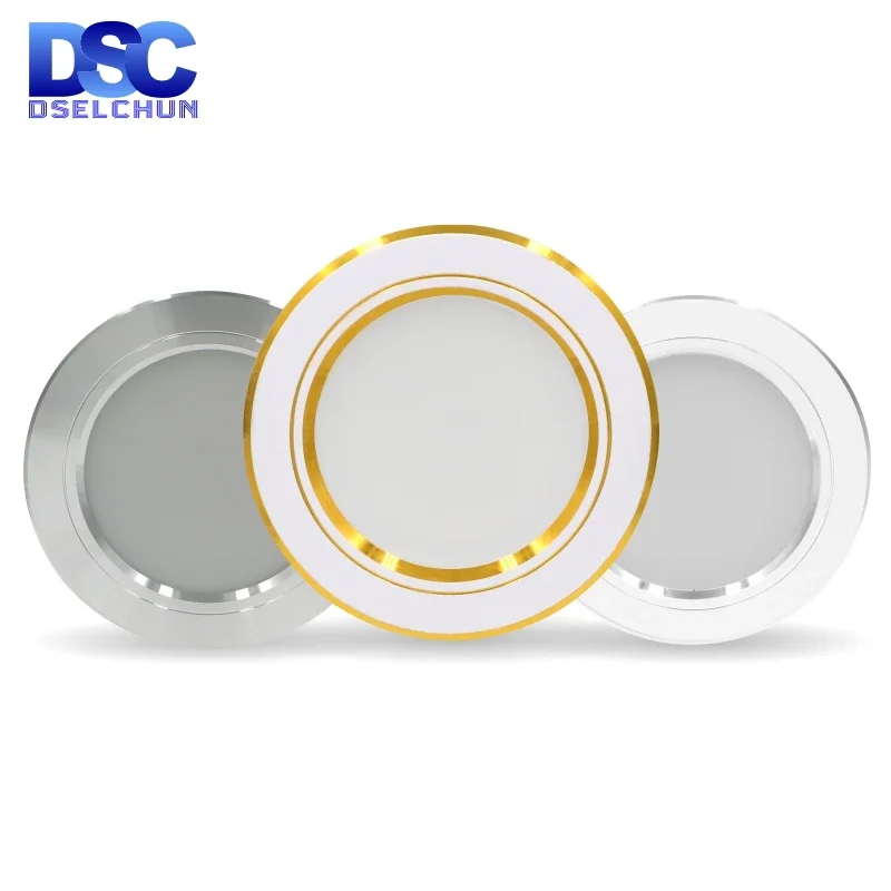 LED-Einbauleuchten 220V LED-Deckenleuchte 5W 9W 12W Einbau-Downlight Runde LED-Panelleuchte 15W 18W LED-Spot-Licht Innenbeleuchtung
