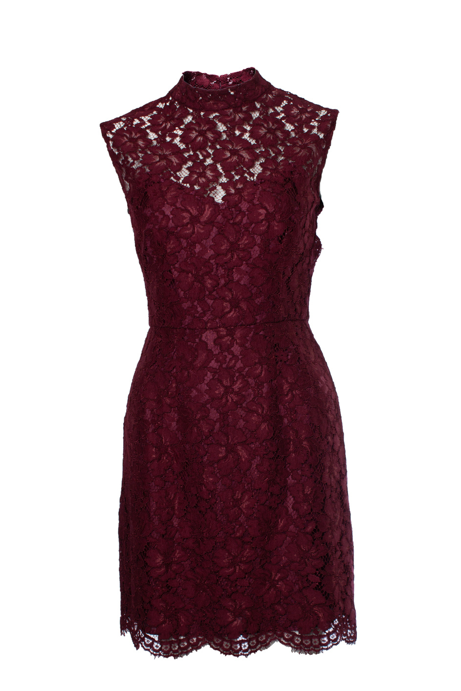 Sandro Spitzenkleid mit offener Rückseite