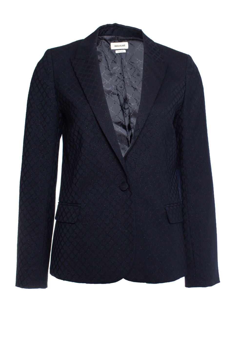 Zadig & Voltaire dunkelblaues Blazer mit Lurex