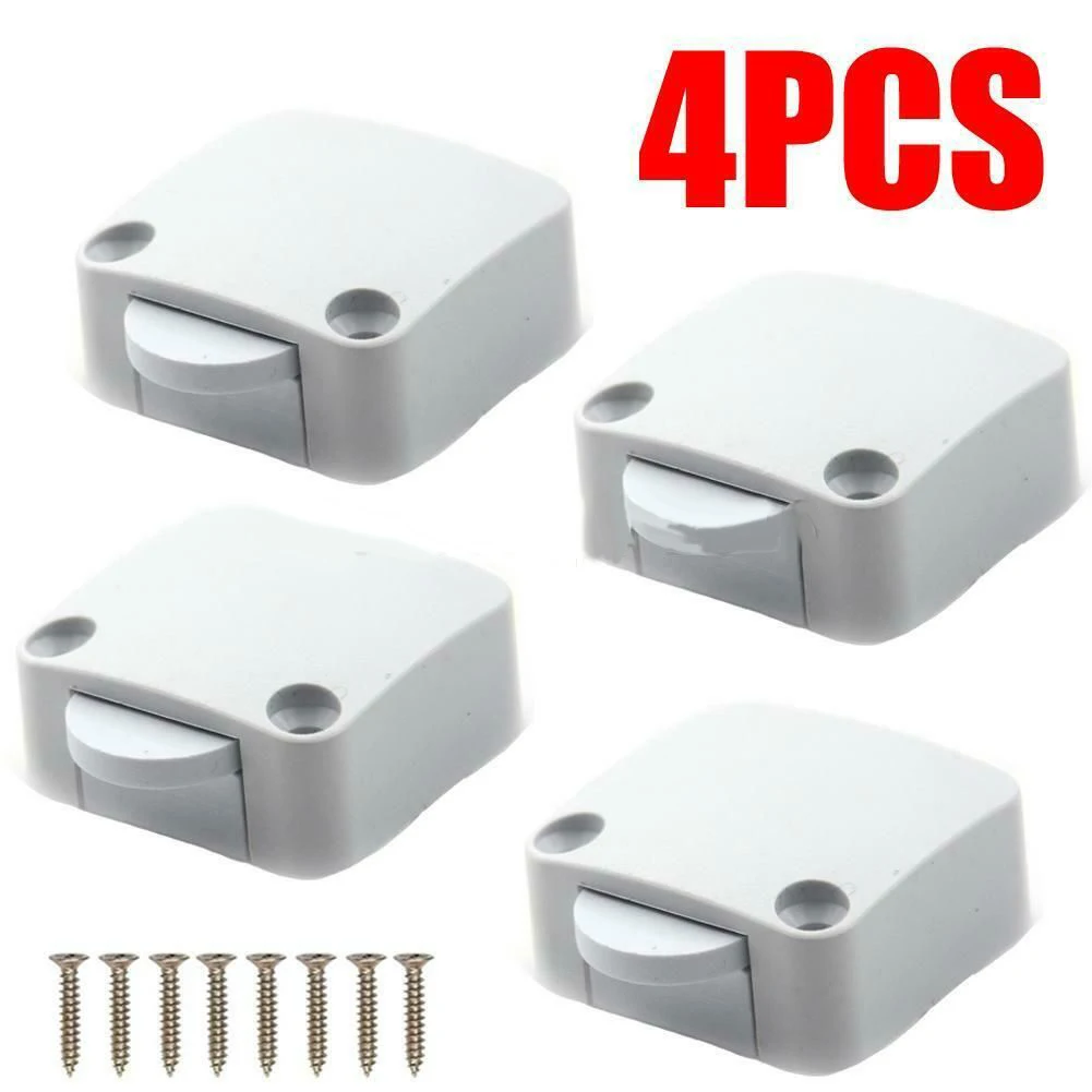4PCS Speisekammer Schalter Für Schrank Schrank Tür Licht Schrank Weiß Elektrische Tobin Für Speisekammer Schrank Schrank Mit Schrauben