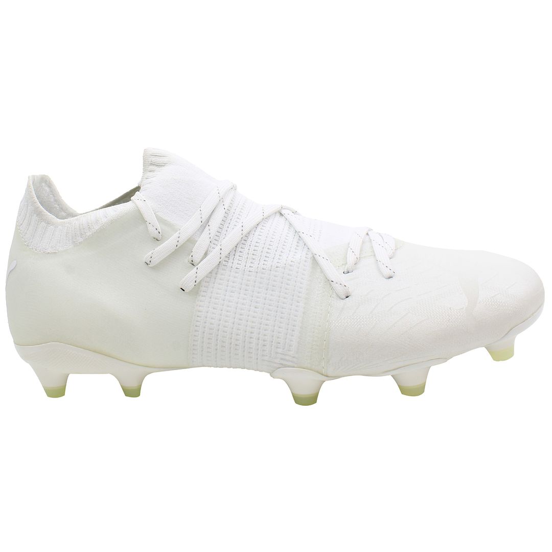 Puma Future Z 1.1 Lazertouch FG/AG Weiße Herren-Fußballschuhe