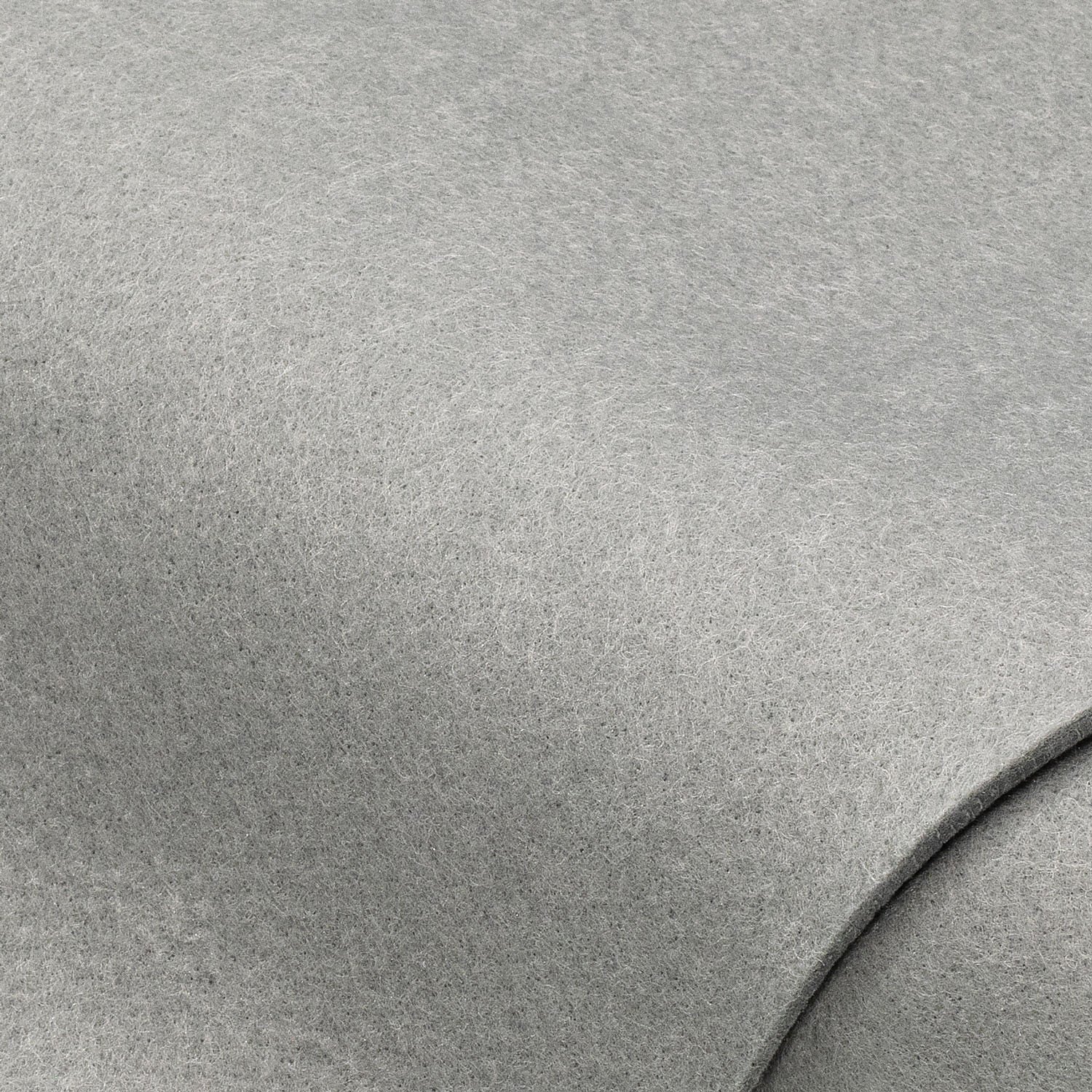 Textilfilz, Stärke 4 mm, hellgrau
