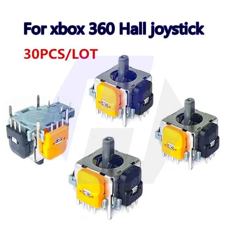 30PCS/LOT Replacement for Xbox 360 Controller Hall Effect Control 3D Analog ThumbStick Senor Joystick For Xbox360
