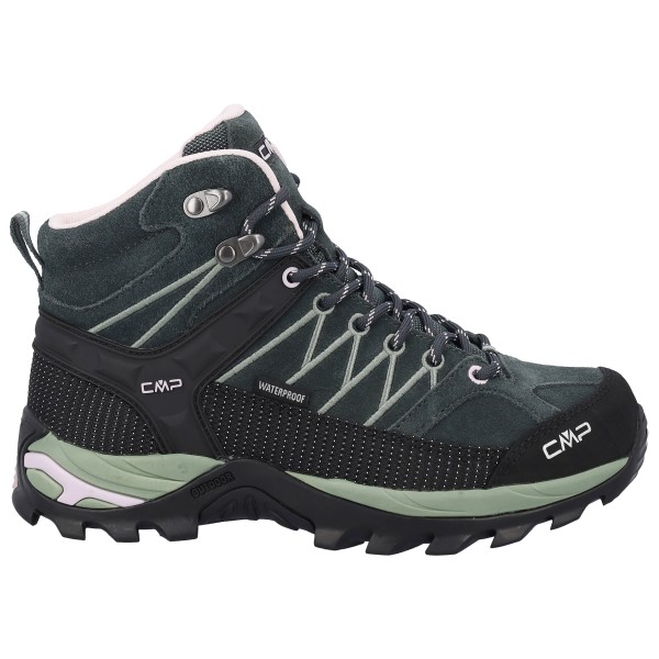 CMP - Women's Rigel Mid Trekking Shoes Waterproof - Wanderschuhe 38 | EU 38 schwarz