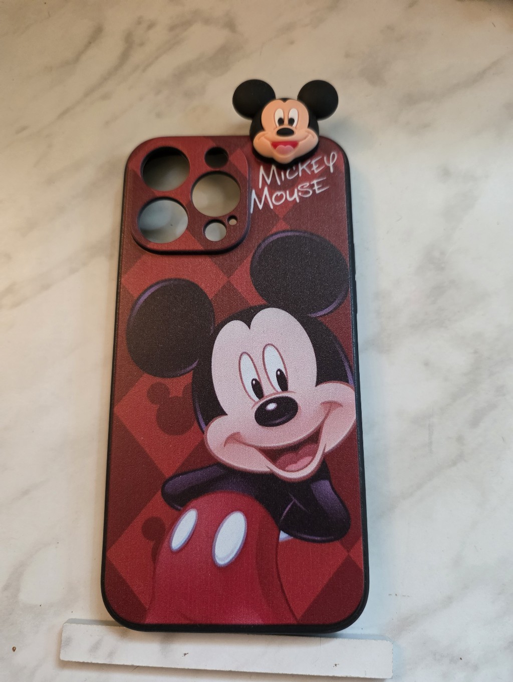 Disney Cell Phones & Accessories | Disney Mickey Mouse Red Phone Case With Charm I-Phone 13 Pro | Color: Black/Red | Size: Os