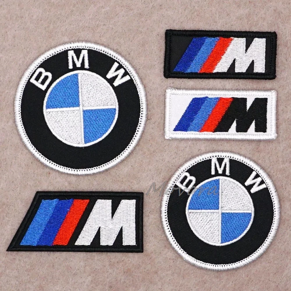 Auto Motorrad Kleiner Bestickter Aufnäher Aufkleber Kleidungslöcher-Patch Aufkleber für BMW E46 E90 E60 F30 F10 E39 E36 F20 G30 G20 E87