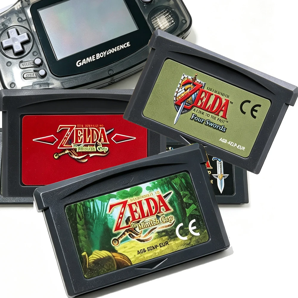 2026 New GBA Game Cartridge 32 Bit Video Game Console Game Card Link To The Past FOUR SWORDS Minish Cap