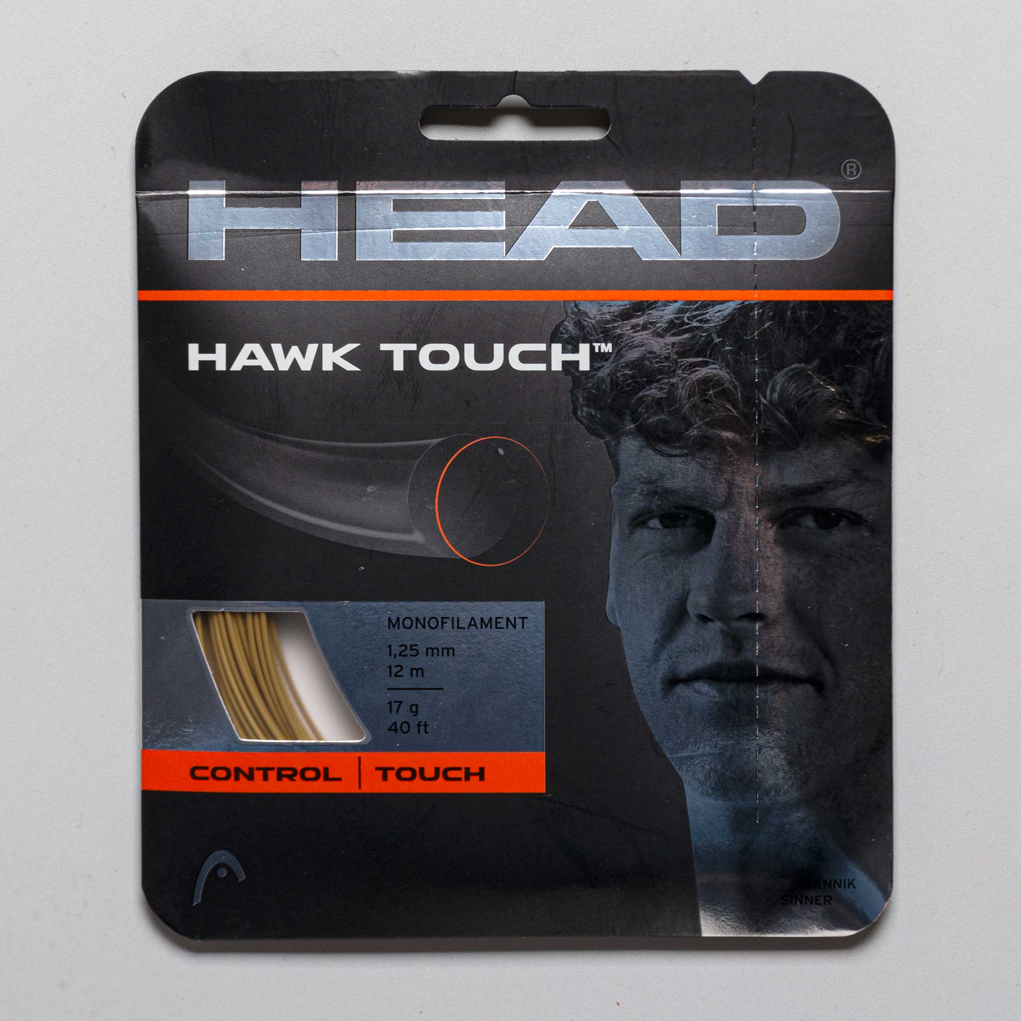 HEAD Hawk Touch 17 1.25 Tennis String Packages Gold