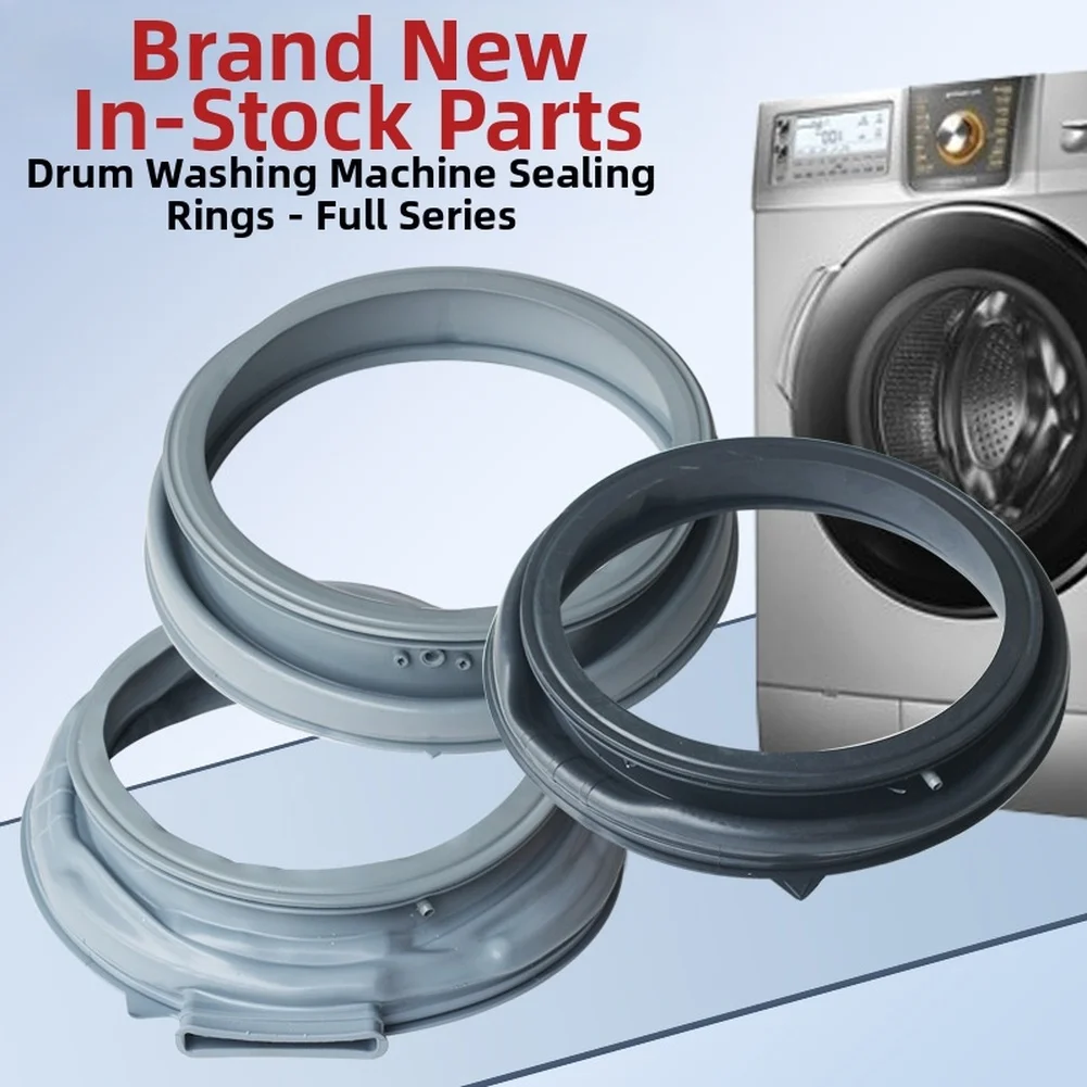 Replacement Rubber Door Seal For Most Front-loading Washing Machines (20*20*3 Cm). Washing Machine Accessory.
