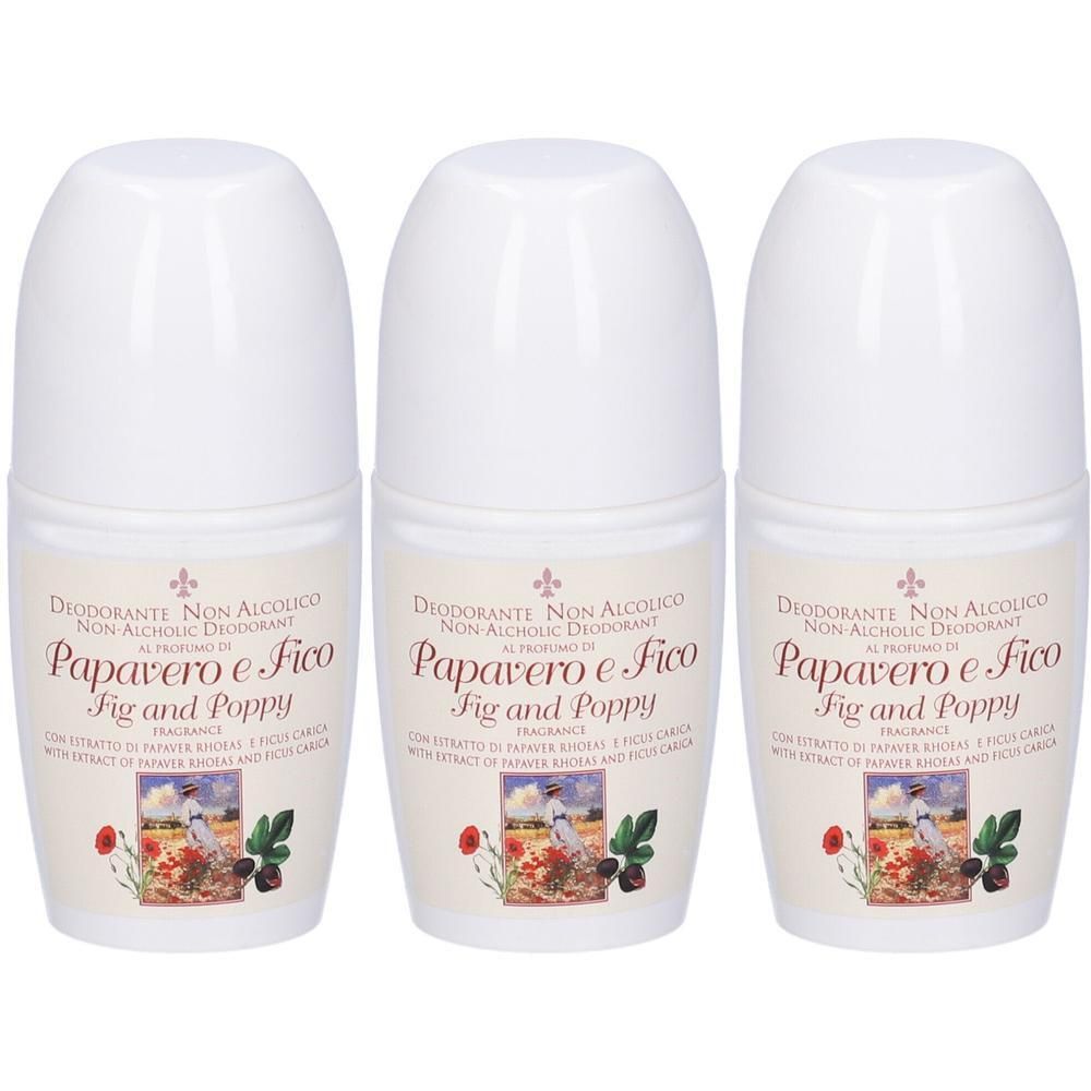 Speziali Deodorante Roll On Papavero/Fico 50 ml 3x50 Roller