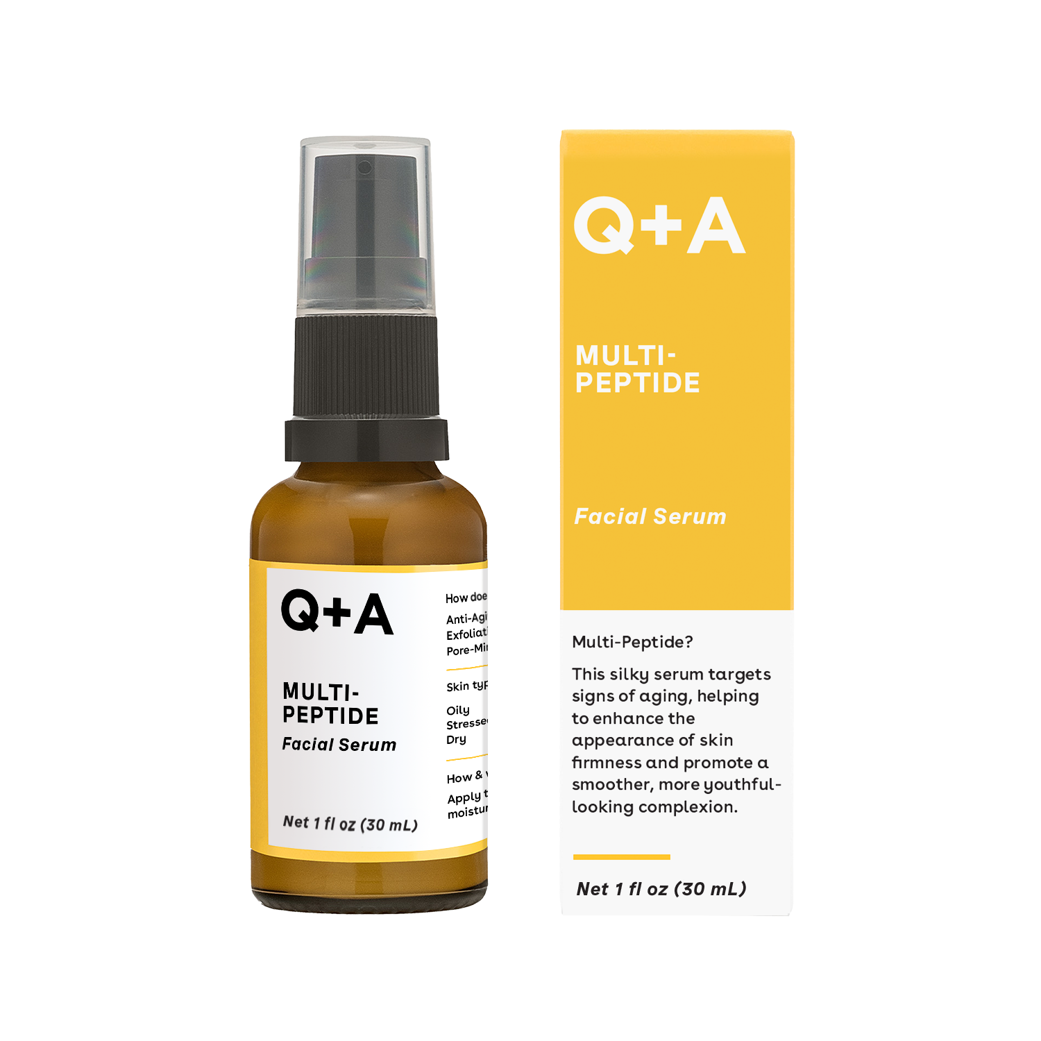Q+A Multi-Peptide Facial Serum