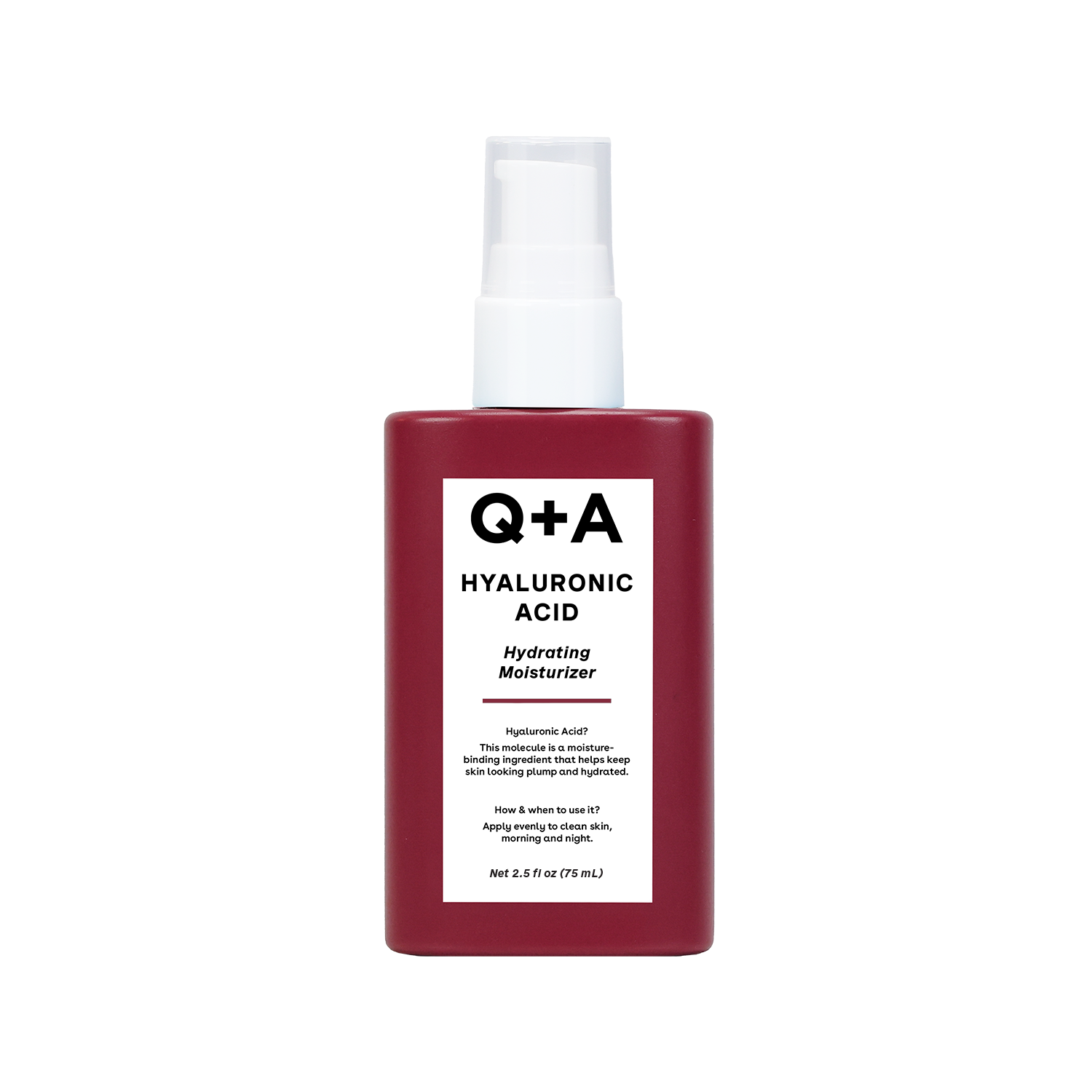 Q+A Hyaluronic Acid Hydrating Moisturizer - Q+A